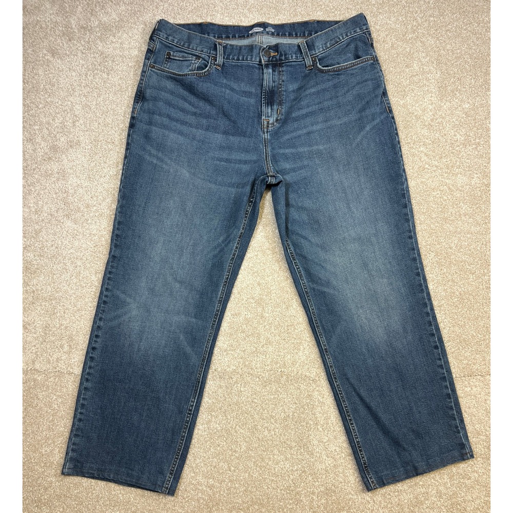 Old Navy Loose Built-In Flex Built-In Tough Men's Denim Jeans 40X32 Actual 38x27